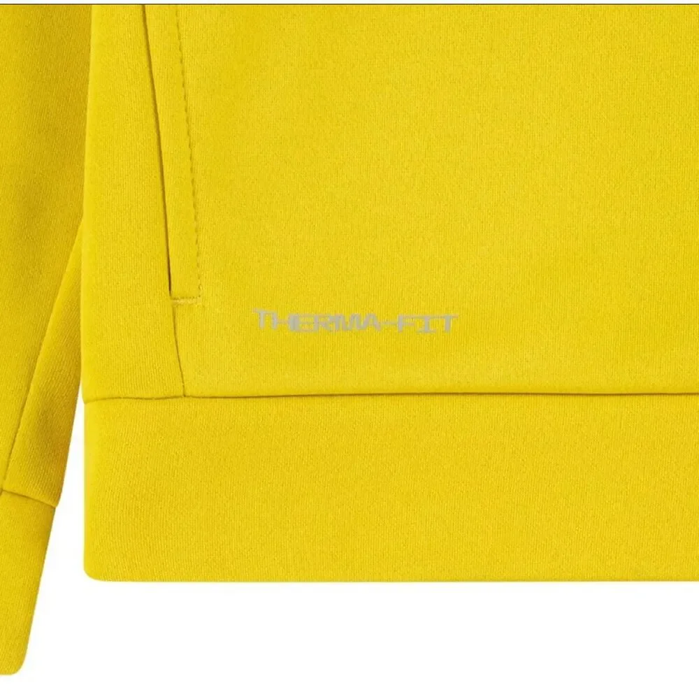 NWT Nike Boys Yellow Fleece Pullover Hoodie Sweatshirt - Size 4 and 6